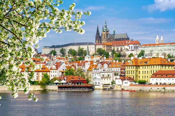 Ingresso do castelo de Praga com audioguia