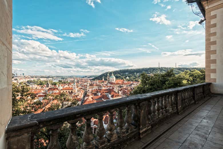 Vistas a partir do Palácio Lobkowicz