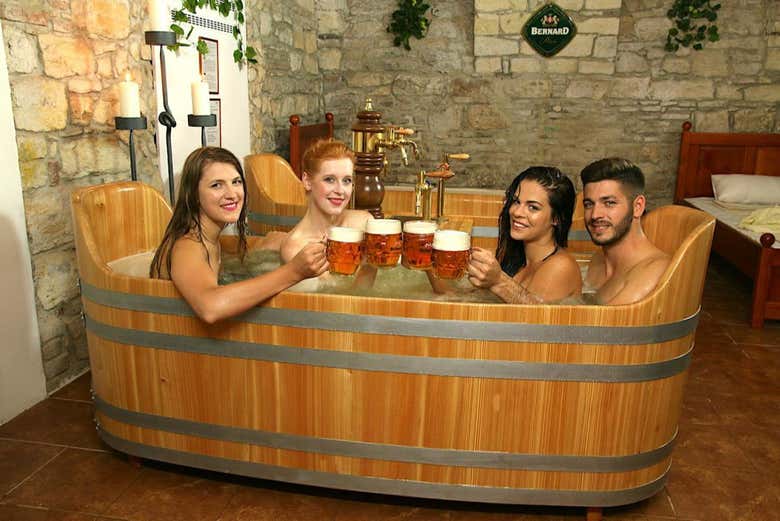 Experiência em um spa de cerveja em Praga 